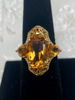 Art Deco Citrine Ring