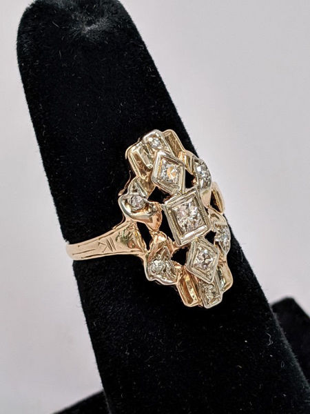 Art Nouveau Diamond Ring