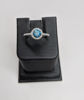 Blue Diamond Engagement Ring