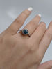 Blue Diamond Engagement Ring