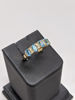 Blue Topaz and Diamond Ring