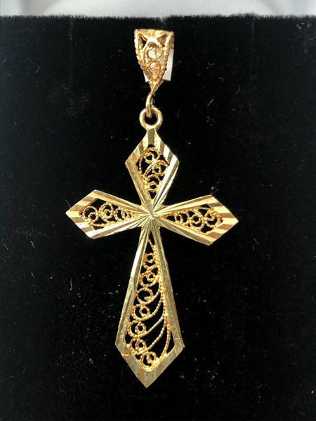 Yellow Gold Cross Pendant