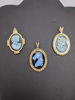 Vintage Opal Cameo Pendants