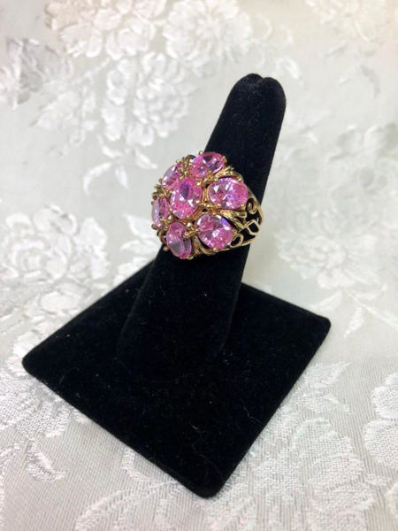 Vintage Pink Ice Ring