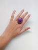 Vintage Purple Jade Ring