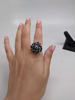 Vintage Sapphire Cluster Ring