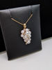 Vintage Grape Pearl Cluster Necklace