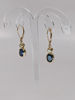 Picture of Diamond and Sapphire Drop Earrings