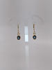 Picture of Diamond and Sapphire Drop Earrings
