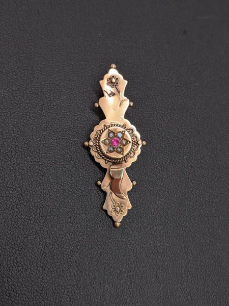 Victorian Ruby Pendant
