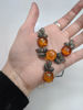 Vintage Amber and Marcasite Necklace