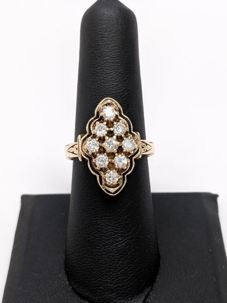 Picture of Vintage Cluster Diamond Ring