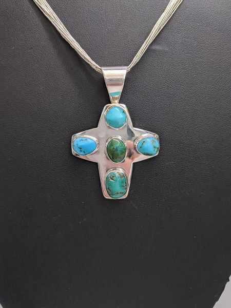 Turquoise Cross Necklace