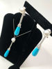 Turquoise, Pearl, & Diamond Set
