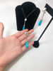Turquoise, Pearl, & Diamond Set