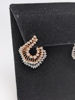 Two Tone Diamond Earrings