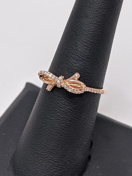 Diamond Bow Ring