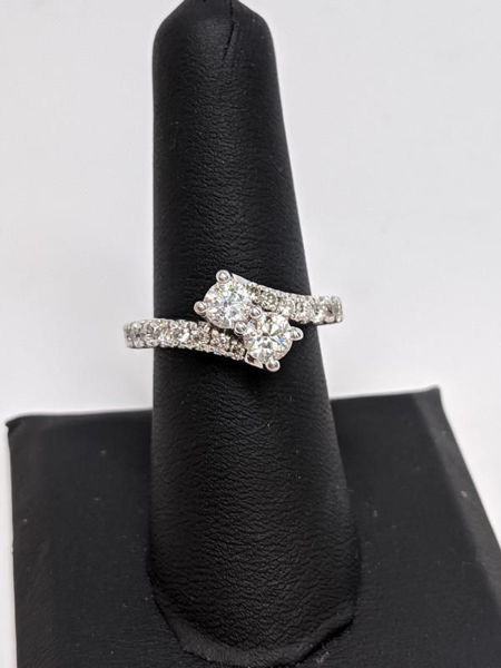 Diamond Bypass Ring