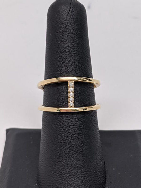 Picture of Diamond Negative Space Ring