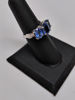 Three Stone Iolite Ring