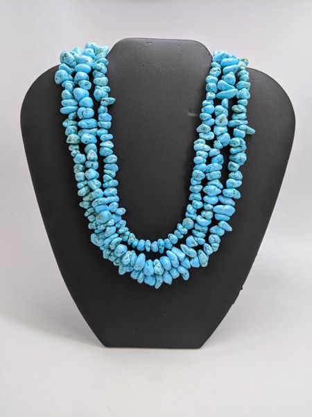 Three Strand Turquoise Necklace