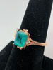 Picture of Emerald and Rose Gold Ring