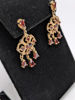 Picture of Garnet Chandelier Earrings