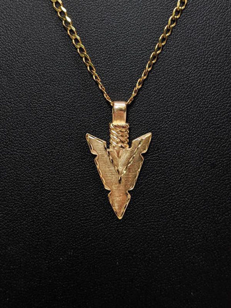 Picture of Gold Arrow Head Necklace