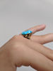 Turquoise and Gold Ring