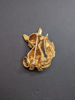 Picture of Gold Fox with Ruby Eyes Brooch