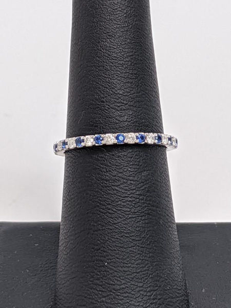 Sapphire and Diamond Band