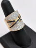Sapphire and Diamond Statement Ring