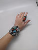 Signed Navajo Cuff and Ring Set