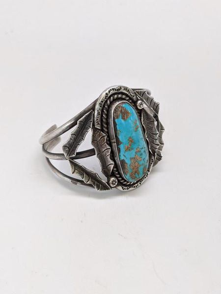 Signed Turquoise Cuff