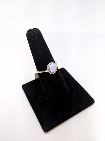 Synthetic Opal Ring