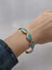 Gold Opal Bezel Bracelet