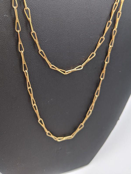 Gold Paperclip Chain