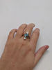 Gradient Blue Topaz Ring