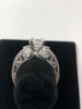 Round Engagement Ring with Milgrain