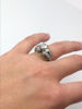 Round Engagement Ring with Milgrain
