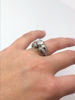 Round Engagement Ring with Milgrain