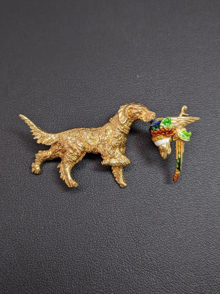 Picture of Irish Setter Bird Dog Brooch