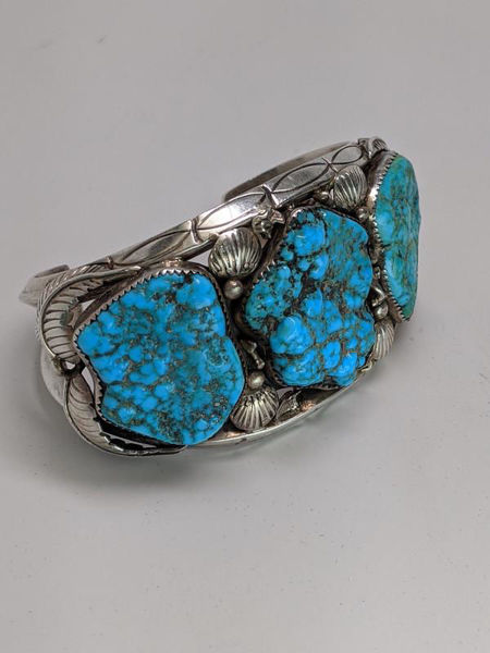 Picture of J. TSO Signed Turquoise Cuff