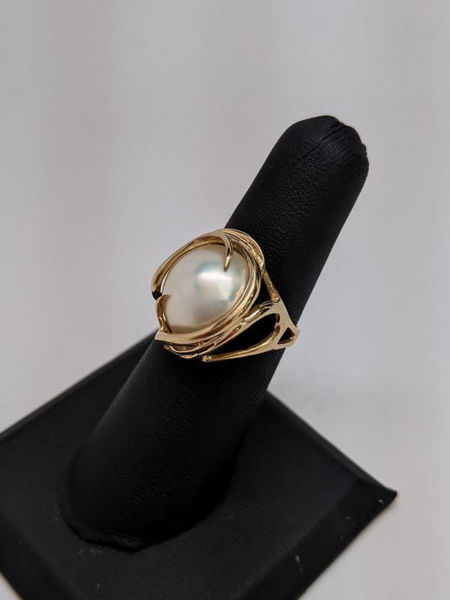 Picture of Mabe Pearl Ring