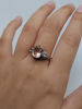 Picture of Morganite and Aquamarine LeVian Ring