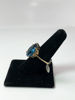 Picture of Pear Cut Blue Topaz Ring