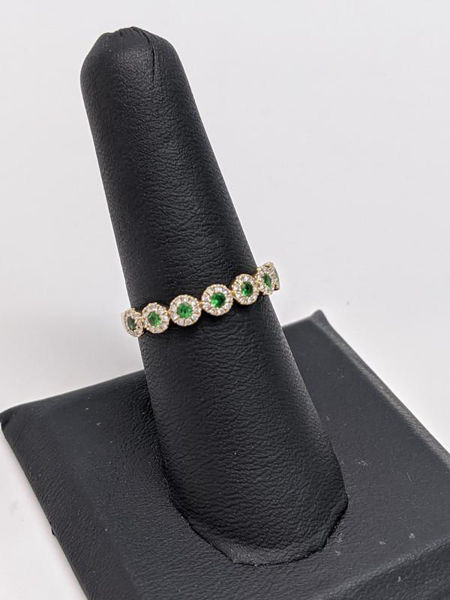 Picture of Peridot and Diamond Band