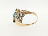 Picture of London Blue Topaz and Blue topaz 10kt Gold ring